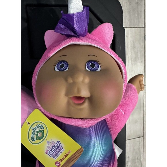 Cabbage Patch Kids 9 inch Cuties Fantasy Friends‎ Plush Set of 2 Unicorns - Picture 4 of 5
